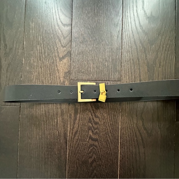 Kurt Geiger London 30mm Padlock Keeper Leather Belt - Size Small / Medium - Picture 11 of 12